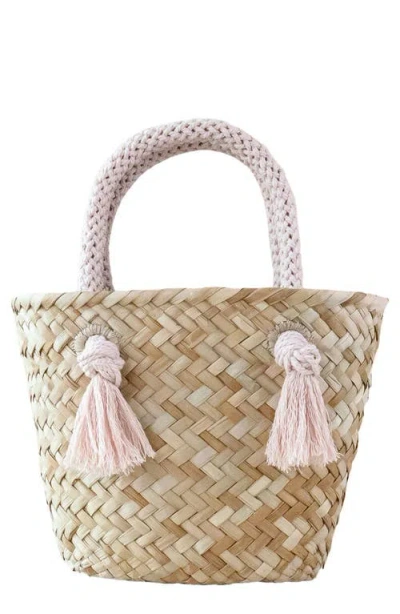Likha Mini Seagrass Tote In Brown