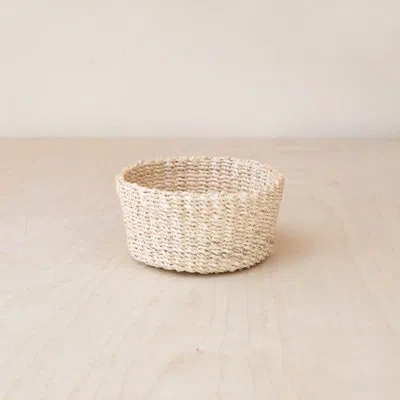 Likha Mini Trinket Basket In Natural