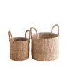 Likha Natural Tabletop Mini Basket With Handle Set Of 2 - Neutrals