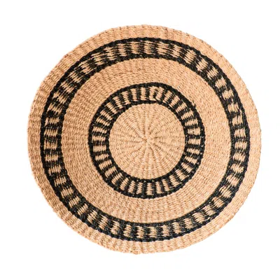 Likha Neutrals / Black Medium Natural & Black Wall Baskets