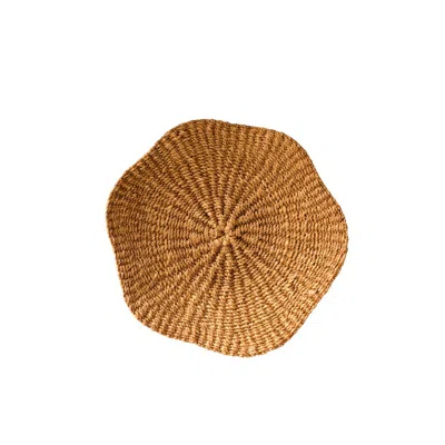 Likha Neutrals Small Scallop Wall Baskets In Brown