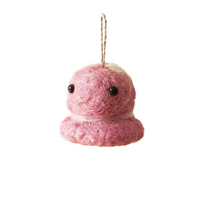 Likha Pink Coco Coir Animal Planter - Octopus