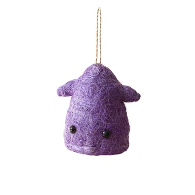 Likha Purple Coco Coir Animal Planter - Squid