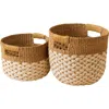Likha Round Bottom Basket, Set Of 2 In Brown