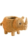 Likha Safari Animal Coco Coir Planters In Brown