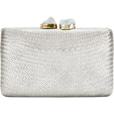 Likha Solid Rectangle Clutch In Orange