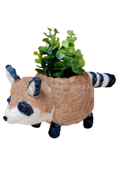 Likha Woodland Animal Coco Coir Planters In Brown