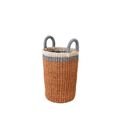 Likha Yellow / Orange / Red Coral Handwoven Vase Basket