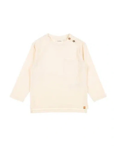 Lil' Atelier Babies'  Toddler Boy T-shirt Beige Size 7 Organic Cotton, Elastane