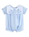 Lil Cactus Bunny Romper In Blue