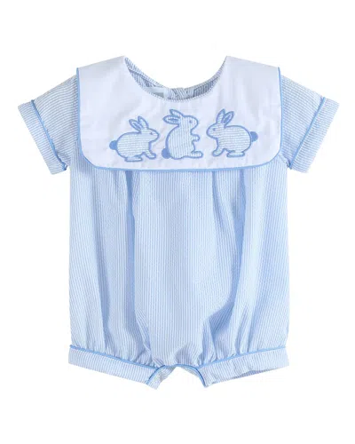 Lil Cactus Bunny Romper In Blue