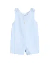 Lil Cactus Easter Bunny Overall In Blue