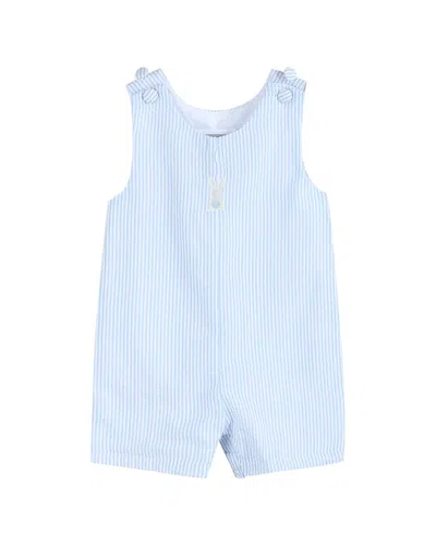 Lil Cactus Easter Bunny Overall In Blue