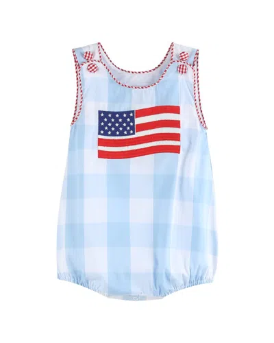 Lil Cactus Kids' Romper In Blue