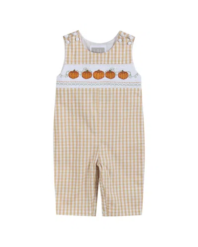 Lil Cactus Kids' Smocked Overall In Multi