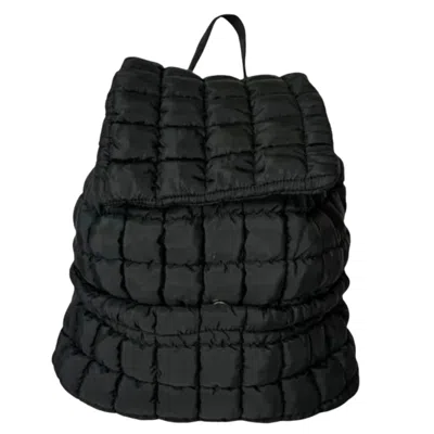 Lil Darlings Women's Puffer Backpack In Black