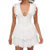 Lil Lemons By For Love And Lemons Daisy Eyelet Mini Dress In White In White