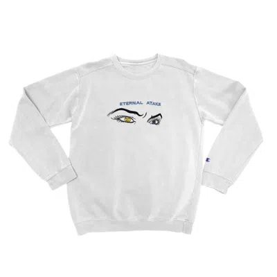 Pre-owned Lil Uzi Vert Men's  Luv Eternal Atake Crewneck Sweatshirt In White