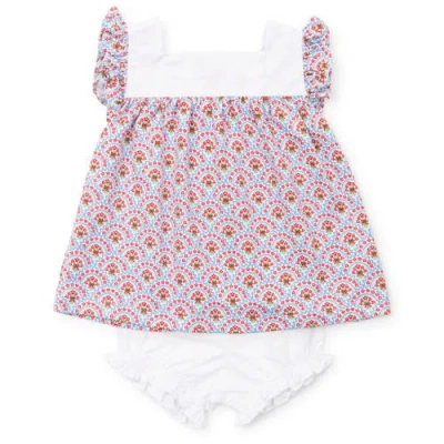 Lila And Hayes Babies'  Annie Girls' Bloomer Set In Bunting Floral