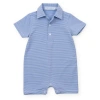 Lila And Hayes Babies'  Austin Boys' Polo Shortall By Lh Sport In Blue Stripes
