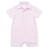 Lila And Hayes Austin Boys' Polo Shortall By Lh Sport In Pink Stripes