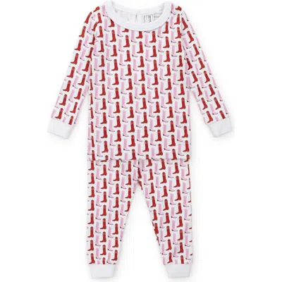 Lila And Hayes Kids'  Ava Girls' Pajama Pant Set In City Boots