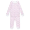 Lila And Hayes Kids'  Ava Girls' Pajama Pant Set In Pink