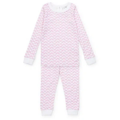 Lila And Hayes Kids'  Ava Girls' Pajama Pant Set In Pink