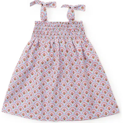 Lila And Hayes Babies'  Betsy Girls' Woven Dress In Bunting Floral
