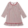 Lila And Hayes Kids'  Carlin Girls' Dress In Pink Wreaths