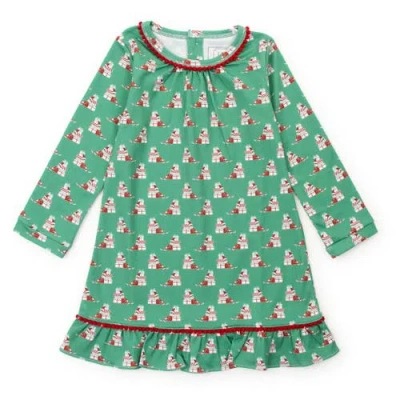 Lila And Hayes Carlin Girls' Dress In Santa's Helper