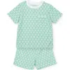 Lila And Hayes Babies'  Charles Boys' Short Set In Green