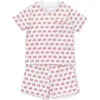 Lila And Hayes Babies'  Charles Boys' Short Set In American Flag