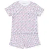 Lila And Hayes Babies'  Charles Boys' Short Set In Star Spangled