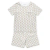 Lila And Hayes Charles Boys' Shorts Set In White