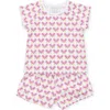 Lila And Hayes Kids'  Emery Girls' Short Set In Pink