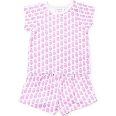Lila And Hayes Kids'  Emery Girls' Short Set In Multi