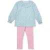 Lila And Hayes Emma Girls' Legging Set In Multi
