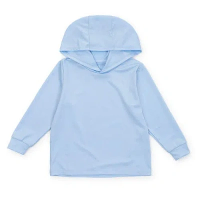 Lila And Hayes Kids'  Grant Performance Hoodie In Blue