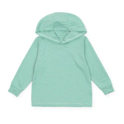 Lila And Hayes Kids'  Grant Performance Hoodie In Green