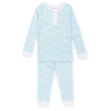 Lila And Hayes Kids'  Jack Boys' Pajama Pant Set In Sandcastles Blue