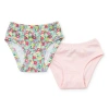 Lila And Hayes Kids'  Lauren Girls' Underwear Set In Arboretum Floral/light Pink