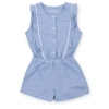 Lila And Hayes Kids'  Lola Girls' Romper In Blue