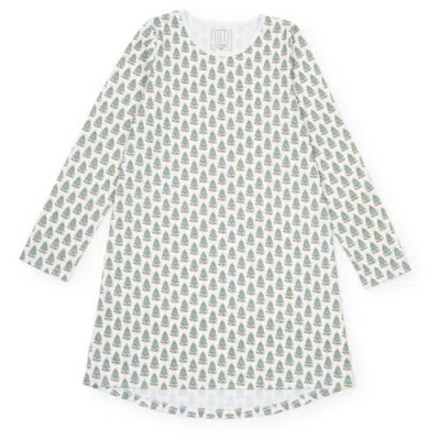 Lila And Hayes Longsleeve Nightgown In White