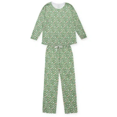 Lila And Hayes Longsleeve Top Pant Set In Retro Ornaments