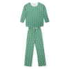 Lila And Hayes Longsleeve Top Pant Set In Santa's Helper