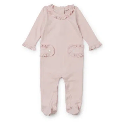 Lila And Hayes Babies'  Lucy Girls' Romper In Pink