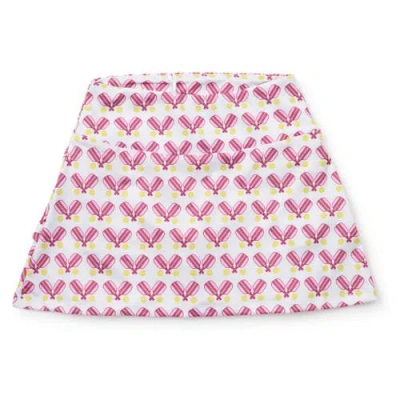 Lila And Hayes Kids'  Margot Girls' Performance Skirt In Pickleball Pink