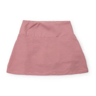 Lila And Hayes Kids'  Margot Girls' Performance Skirt In Red Stripes