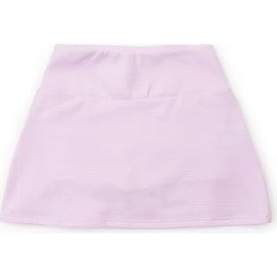 Lila And Hayes Kids'  Margot Girls' Tiered Skirt By Lh Sport In Pink Stripes